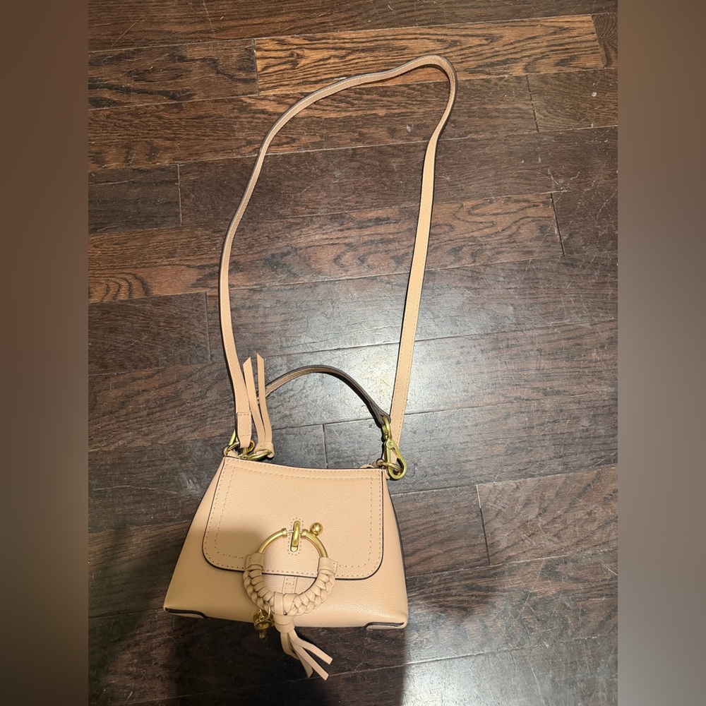 SEE BY CHLOE: MINI JOAN BAG IN BLUSH PINK - Picture 10 of 11